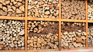 Brennholzlagerung